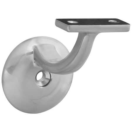 National Hardware National Hardware Silver Zinc Die-Cast Handrail Bracket 3.1 in. L N332-908